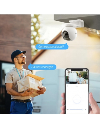 EZVIZ CB8 2K Telecamera WiFi da...