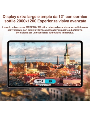 MEBERRY M8-EEA Tablet 12" Android 13...