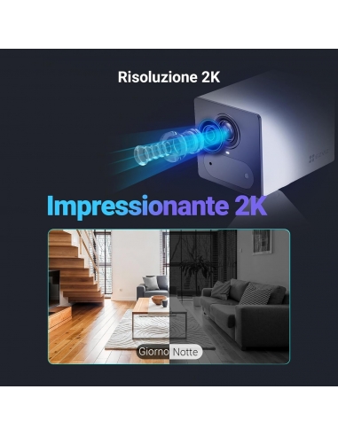EZVIZ CB2 4G LTE 2K Telecamera da...