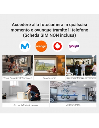 EZVIZ CB2 4G LTE 2K Telecamera da...