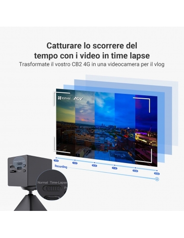 EZVIZ CB2 4G LTE 2K Telecamera da...