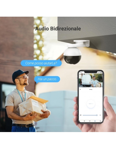 EZVIZ C8W 2K+ Telecamera WiFi da...