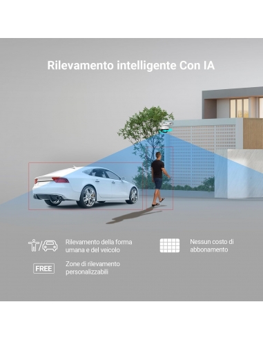 EZVIZ C8W 2K+ Telecamera WiFi da...