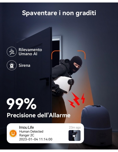 Imou Ranger 2C Telecamera 3K+ 5MP...