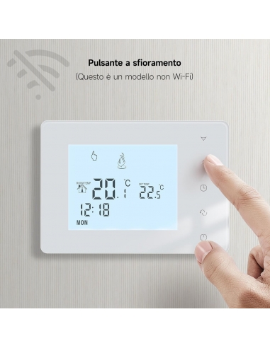 Beok BOT-W306 Termostato a batteria 2...