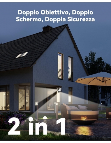 Imou Cruiser Dual 4K Telecamera 8MP...