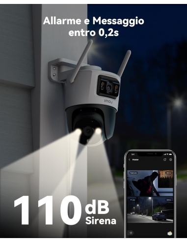 Imou Cruiser Dual 4K Telecamera 8MP...