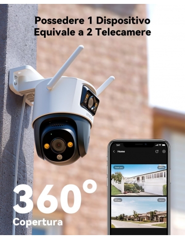 Imou Cruiser Dual 4K Telecamera 8MP...