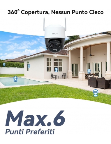 Imou Cell PT 2C Telecamera 2K 3MP...