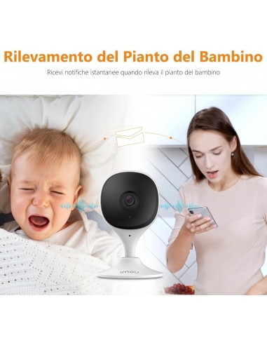 Imou Cue 2C 2K Telecamera 3MP Wi-Fi...