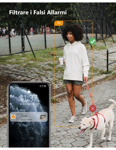 Imou Bullet 2C 2K Telecamera 3MP WiFi...