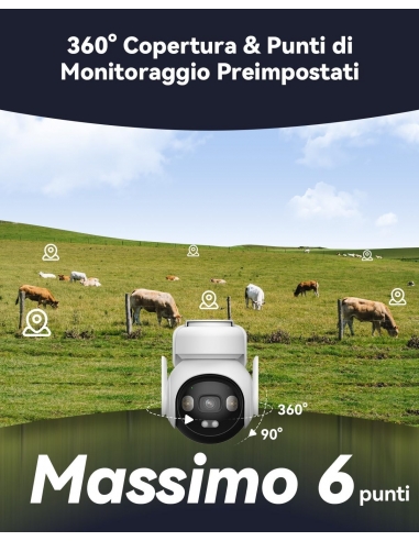 Imou AOV PT 3K 5MP 4G LTE Telecamera...