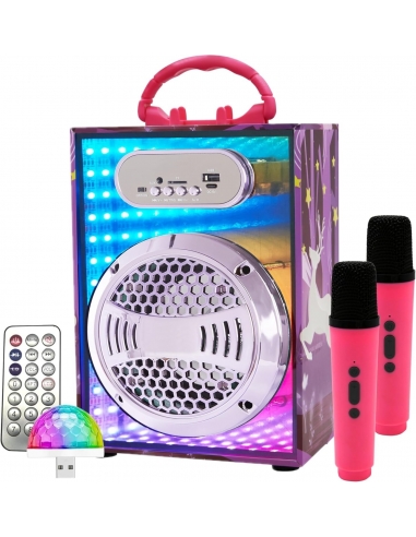 Karaoke ST46 Per Bambini 2 Microfoni...