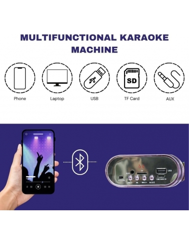 Karaoke ST46 Per Bambini 2 Microfoni...