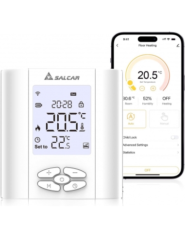 SALCAR T5W Termostato intelligente...