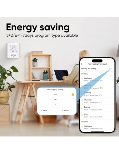 SALCAR T5W Termostato intelligente...