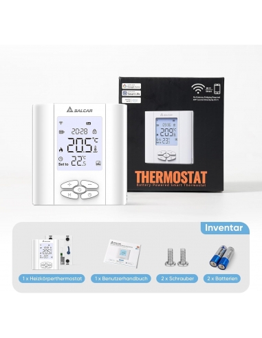 SALCAR T5W Termostato intelligente...