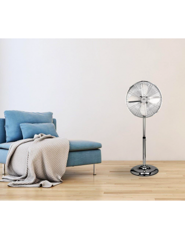 DCG Eltronic VE9090 - Ventilatore cromato per...