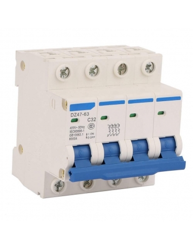 DZ47-63 4P 32A 400V Interruttore differenziale,...