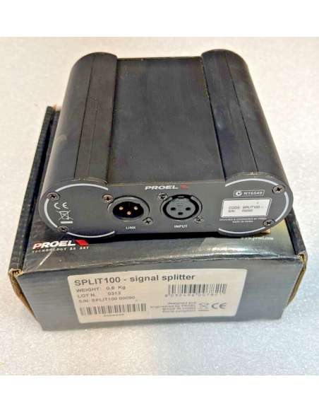 Proel SPLIT100 splitter di segnale passivo.