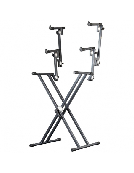 Proel SPL253 Supporto professionale per tastiera a tre livelli con doppio telaio