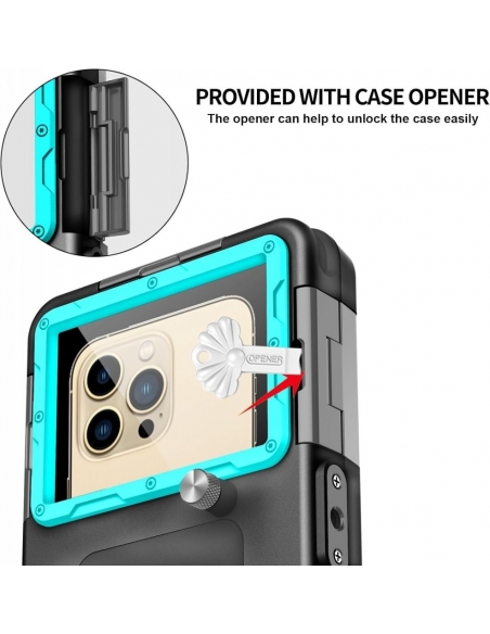 Shellbox Custodia impermeabile smartphone IPX8 Supporto telefono cellulare 15 m