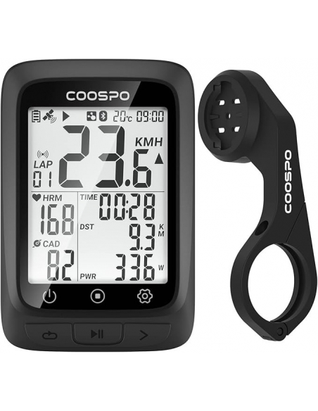 Coopso BC107 - Ciclocomputer GPS senza fili, computer da bicicletta, contachilom