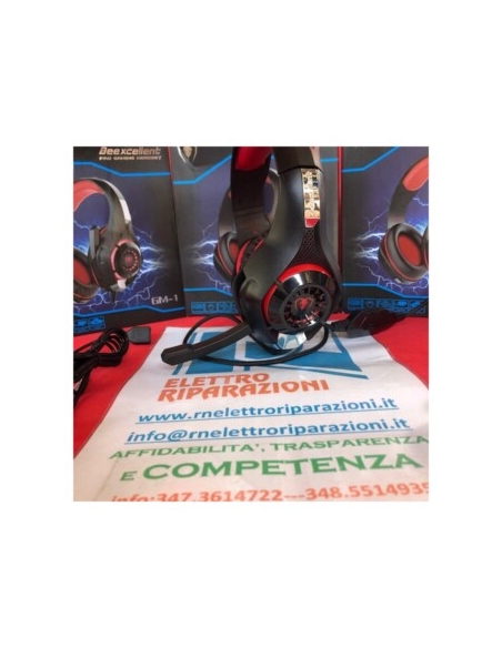 Cuffie Gaming con MicrofonoControllo del Volume per PS4 PS5 Xbox One PC Mac 