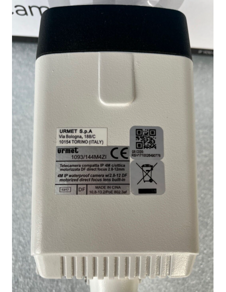 Telecamera Bullet Urmet 1093/144M4ZI D N IP66 H.265 4MP (2K) 2.8 12mm autofocus