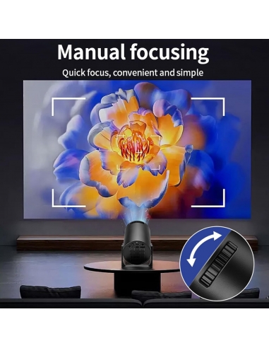 Projector-black-eu Mini Proiettore 4K WiFi 6...