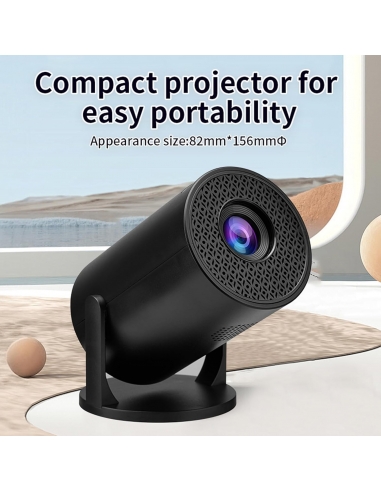 Projector-black-eu Mini Proiettore 4K WiFi 6...