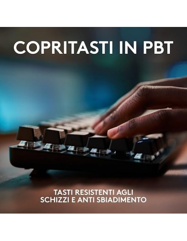 Logitech G413 Tastiera per Giochi Meccanica...
