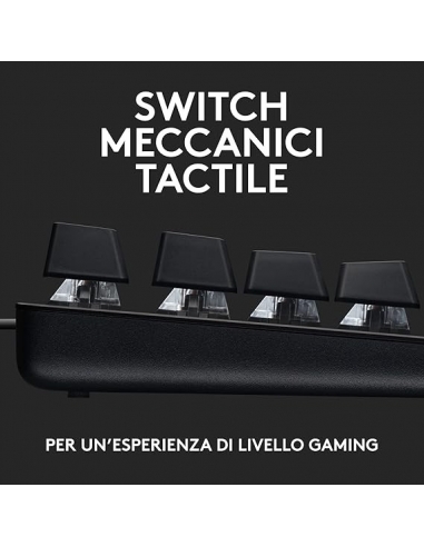 Logitech G413 Tastiera per Giochi Meccanica...