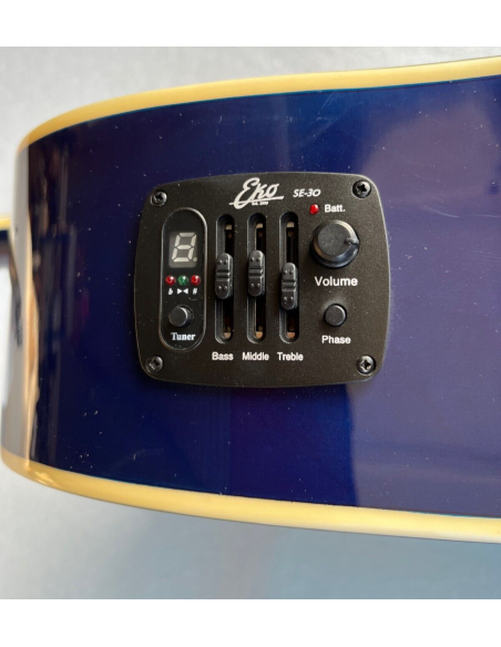 CHITARRA ACUSTICA ELETTRIFICATA EKO RANGER CW EQ BLS Sunburs + Accor. II° Scelta