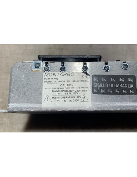 MONTARBO AL 2000-8 MODULO AMPLIFICATORE 2000 WATT CON ALIMENTATORE INTEGRATO