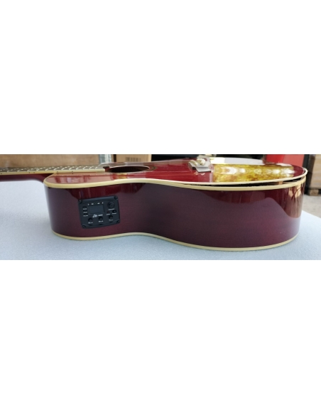 EKO NXT A100CE See Through Red CHITARRA ACUSTICA ELETTRIFICATA CUTAWAY (2)