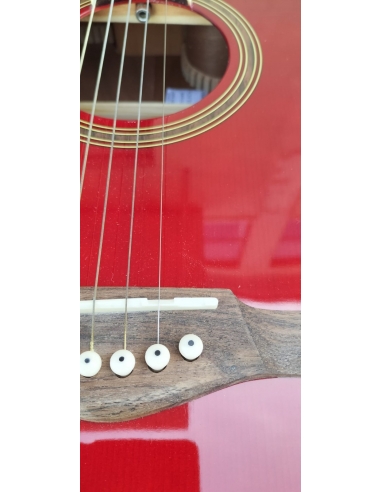 EKO NXT A100CE See Through Red CHITARRA...