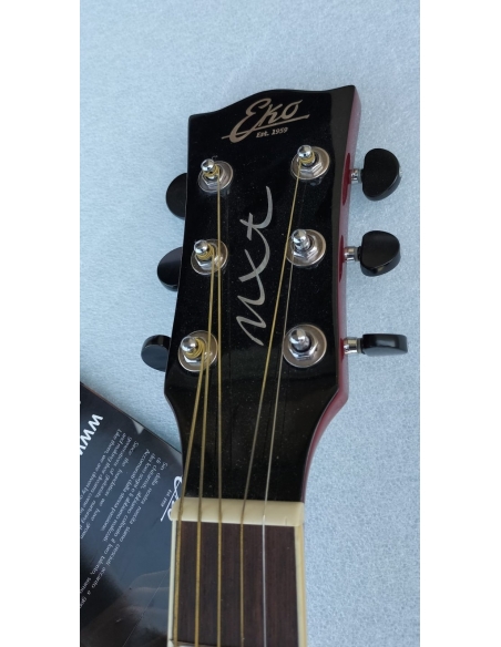 EKO NXT A100CE See Through Red CHITARRA ACUSTICA ELETTRIFICATA CUTAWAY (2)