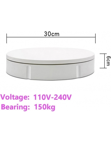 YIHEMEI Espositore Rotante Elettrico,90-180-360...