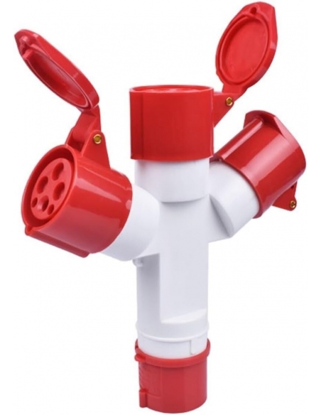 Adattatore Tripla Presa Trifase 380V Industriale Impermeabile e Antipolvere Trip