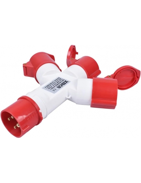 Adattatore Tripla Presa Trifase 380V Industriale Impermeabile e Antipolvere Trip