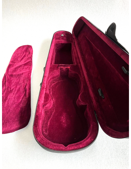 Custodia sagomata per violino 1/2 con tracolla e supporto.