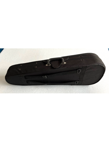 Custodia sagomata per violino 1/2 con tracolla e supporto.