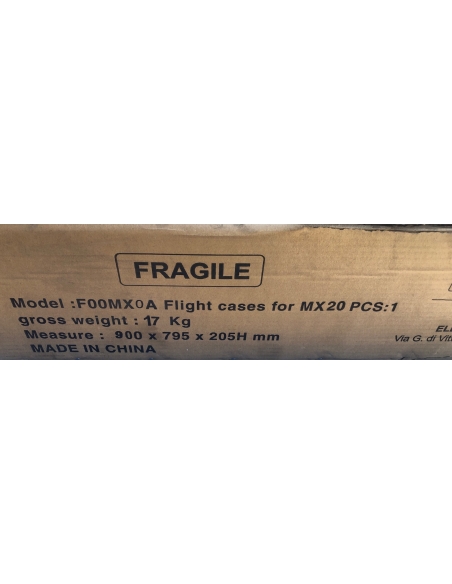 Flight Cases Montarbo F00MX0A MX20 Universale Custodia Strumenti Mixer Lettori 