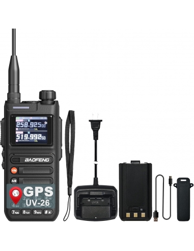BAOFENG UV-26 Radio ricetrasmittente GPS a...