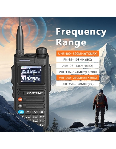 BAOFENG UV-26 Radio ricetrasmittente GPS a...