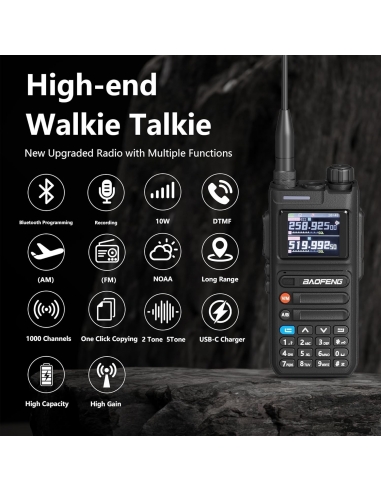 BAOFENG UV-26 Radio ricetrasmittente GPS a...