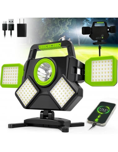 SYLSTAR WK-ST55 Faro LED Ricaricabile 55W, 5000...