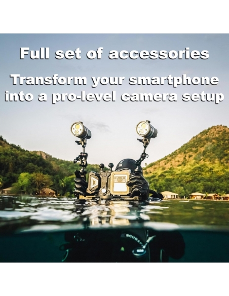 DIVEVOLK Seatouch 4 Max Plus Custodia impermeabile per iPhone