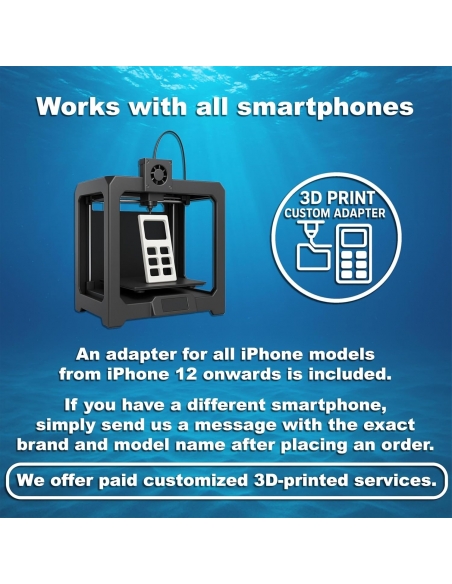 DIVEVOLK Seatouch 4 Max Plus Custodia impermeabile per iPhone